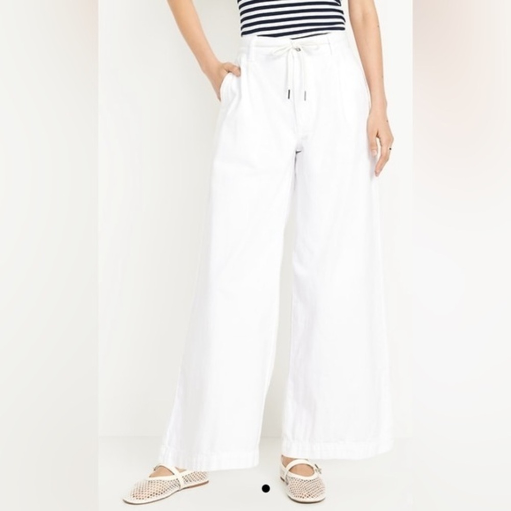 NEW…Old Navy High-Waisted Wide-Leg Draped Pants